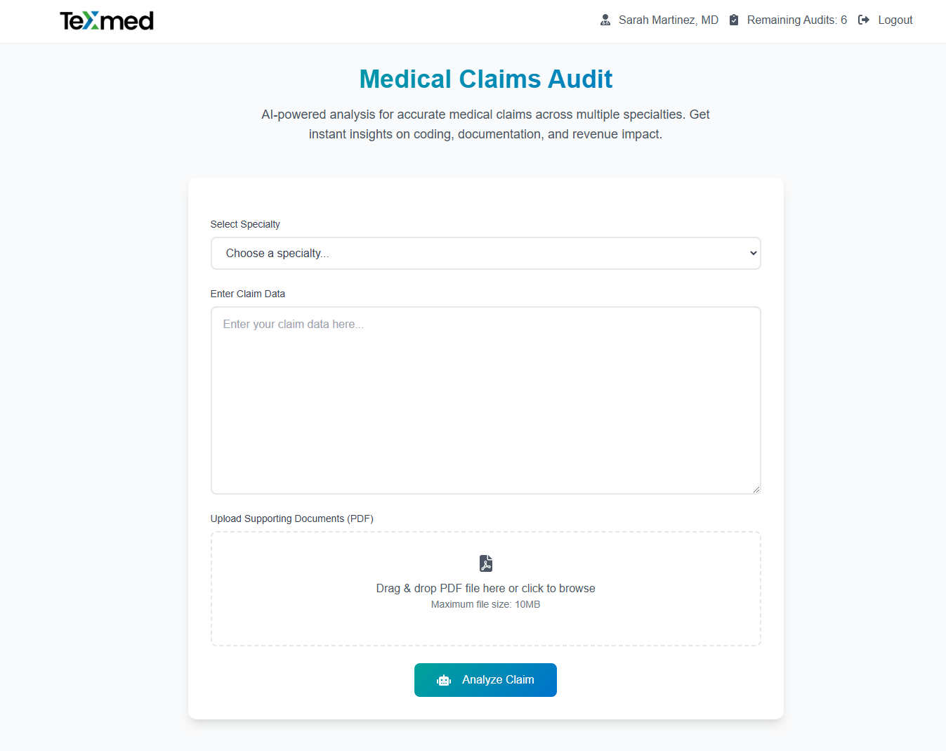 Media Texmed AI Tuntutan Juruaudit - Berhenti kehilangan pendapatan atas tuntutan yang ditolak 2