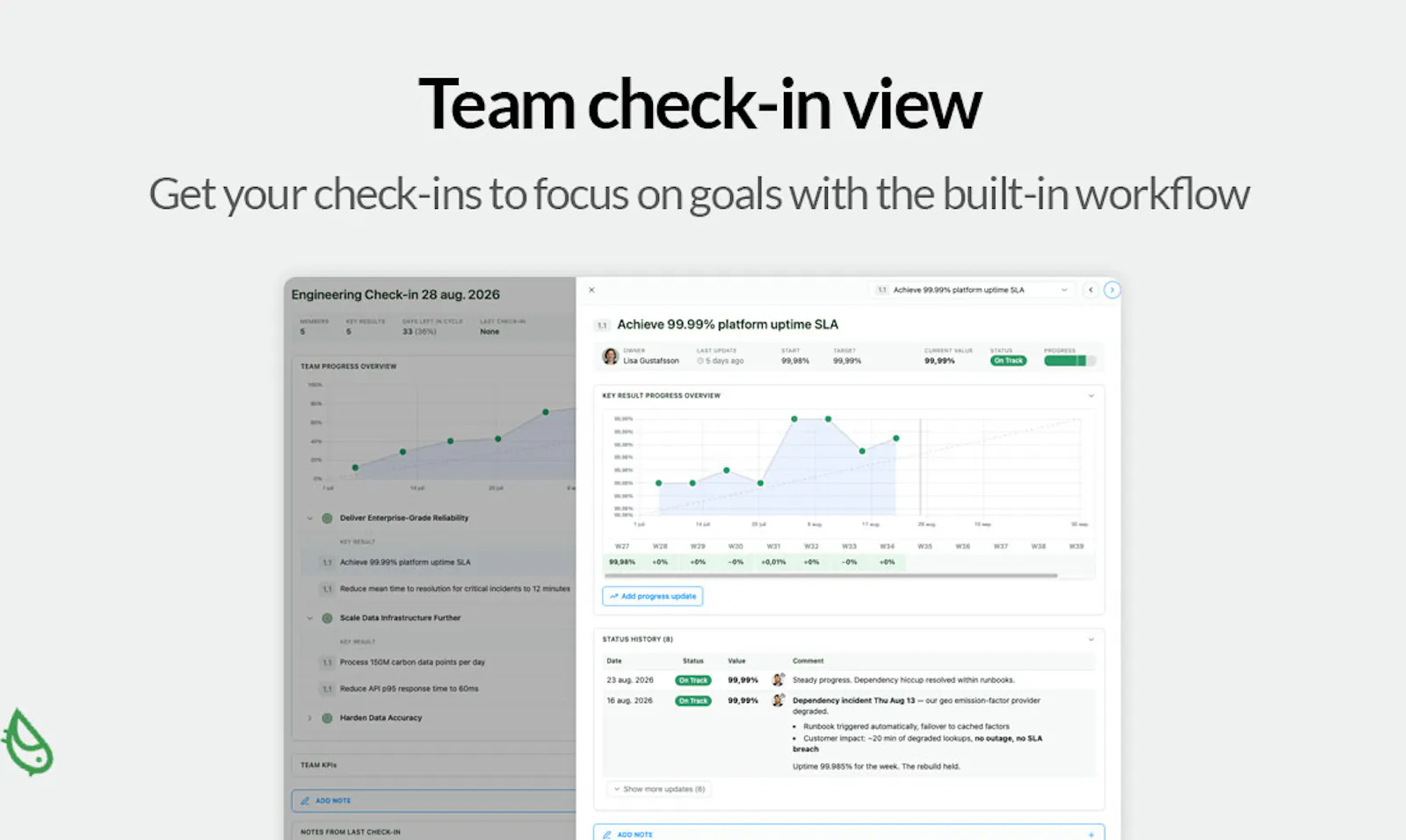 OKRnest screenshot 3