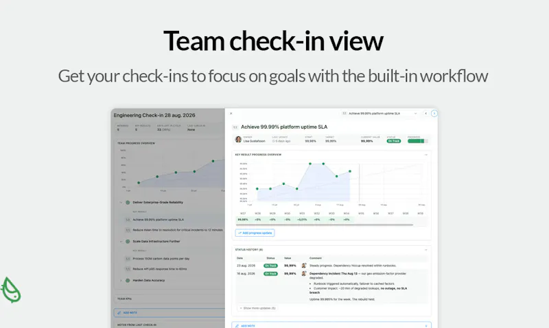 OKRnest screenshot 3