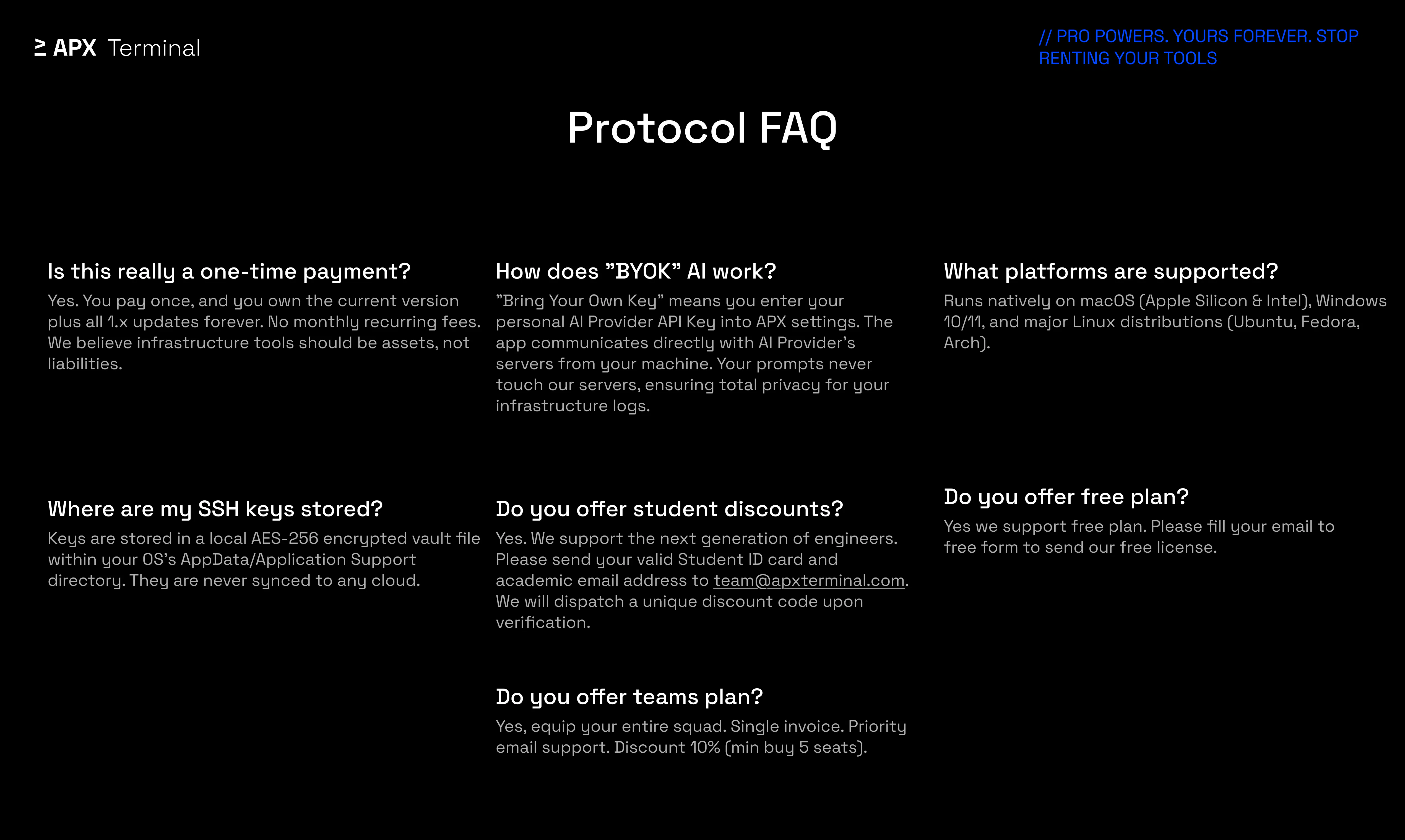 APX Terminal: Encrypted terminal and SSH client with built‑in AI ...