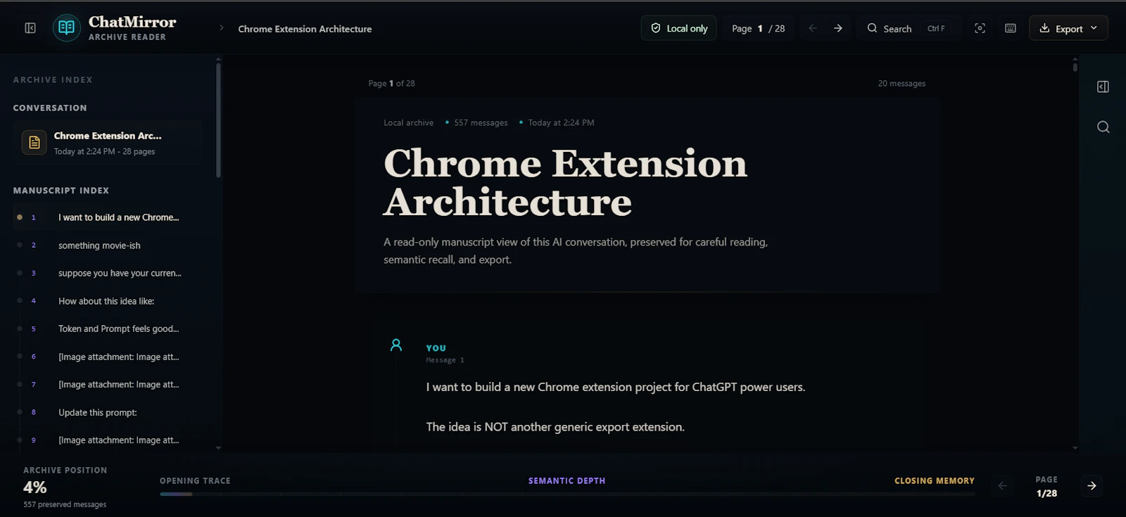 ChatMirror screenshot 3