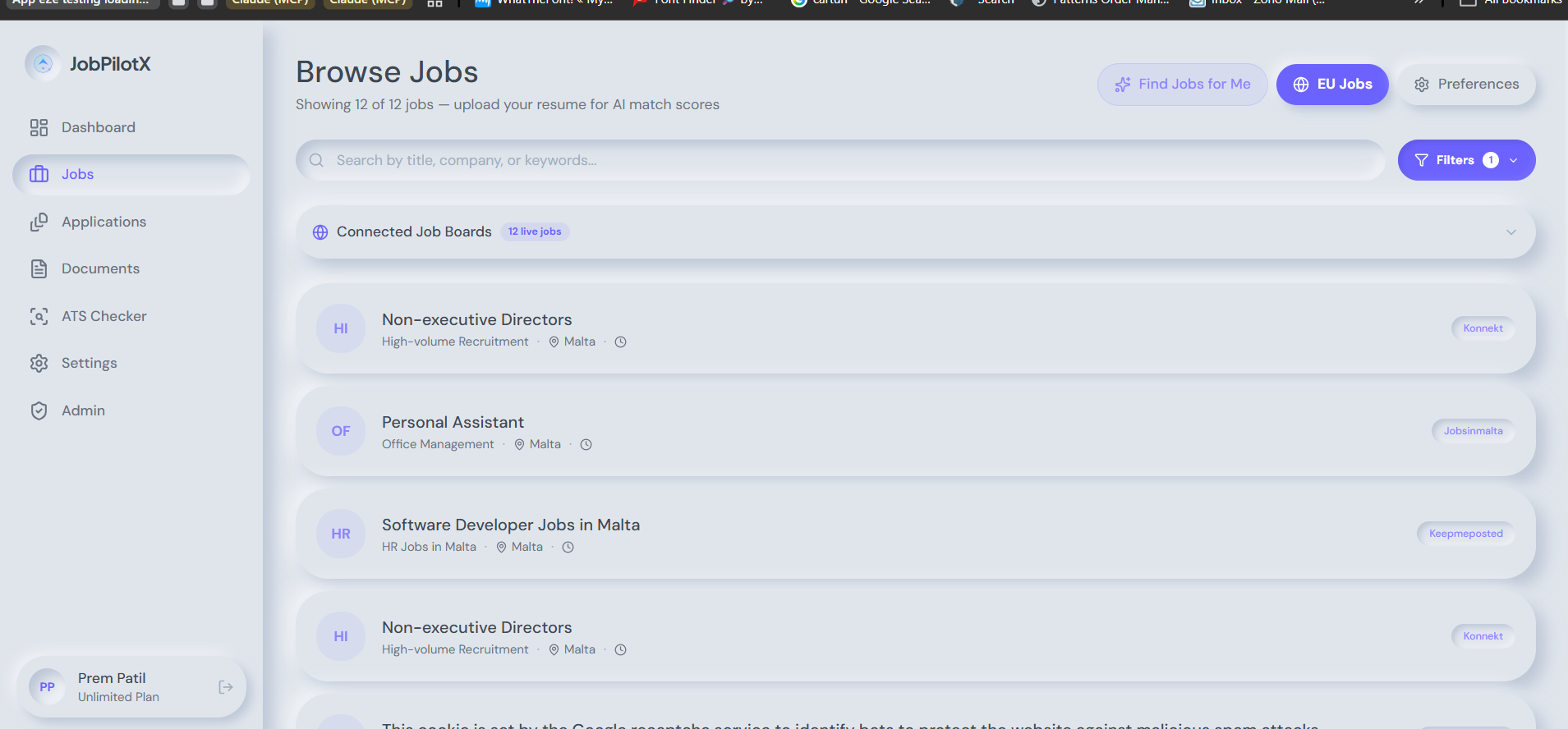 JobPilotX gallery image