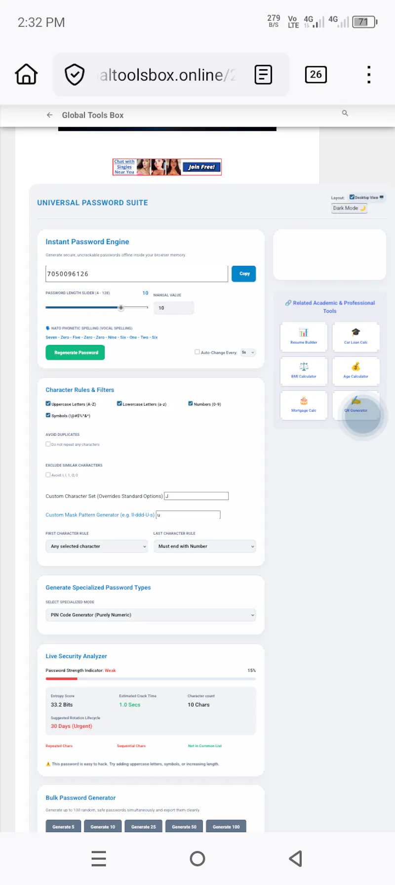 Free password generator, PIN creator  screenshot 8