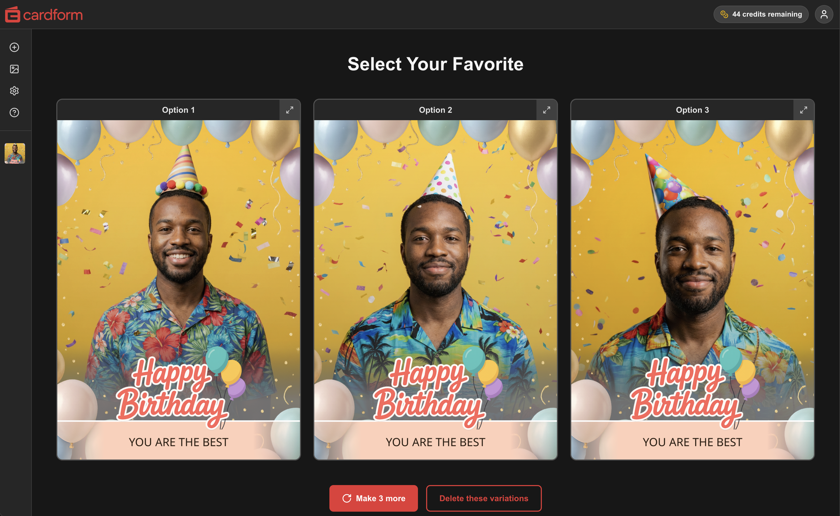 Cardform gallery image