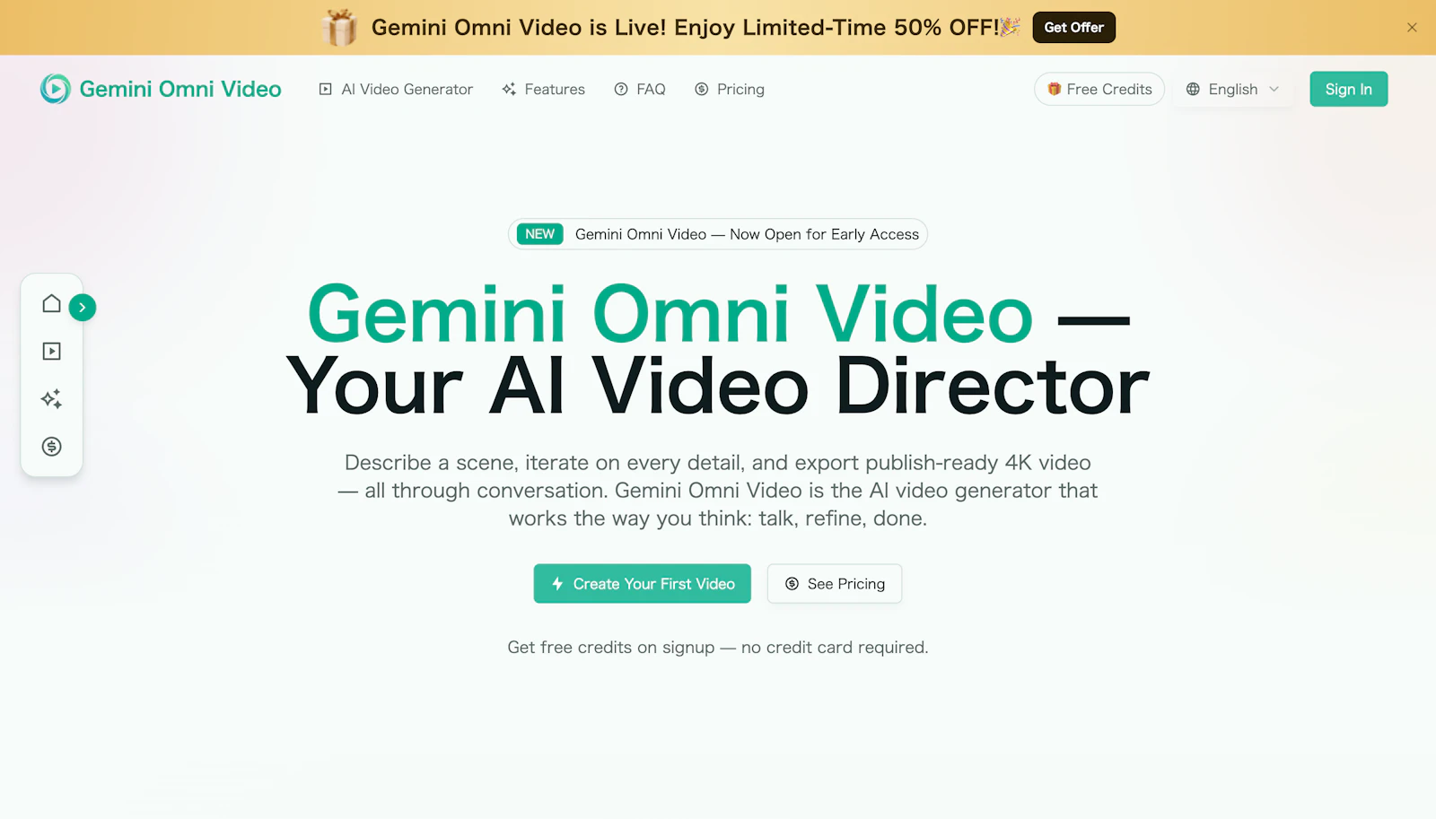 Gemini Omni Video - AI Video Generator screenshot 1