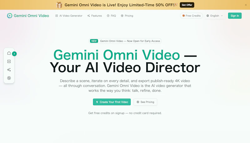 Gemini Omni Video - AI Video Generator screenshot 1
