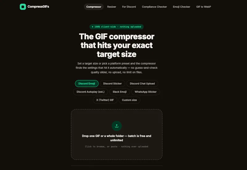 CompressGIFs screenshot 2