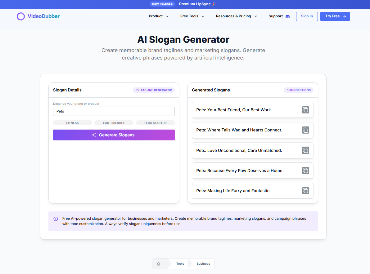 Slogan Generator gallery image