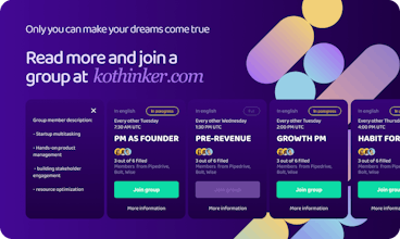 KoThinker Knowledge Expansion - Expand your product knowledge and skills with KoThinker.