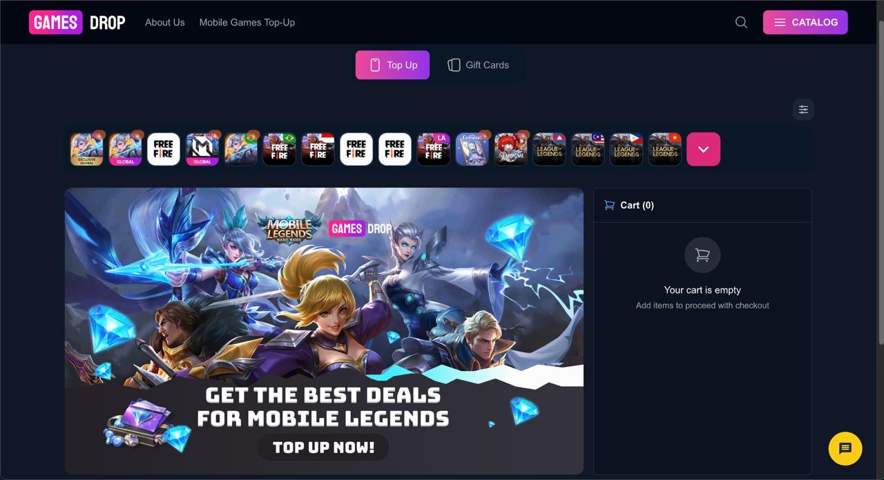 GamesDrop - 遊戲玩家和企業的數字商品和API media 1