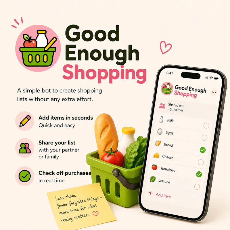 Good Enough Shopping screenshot 1