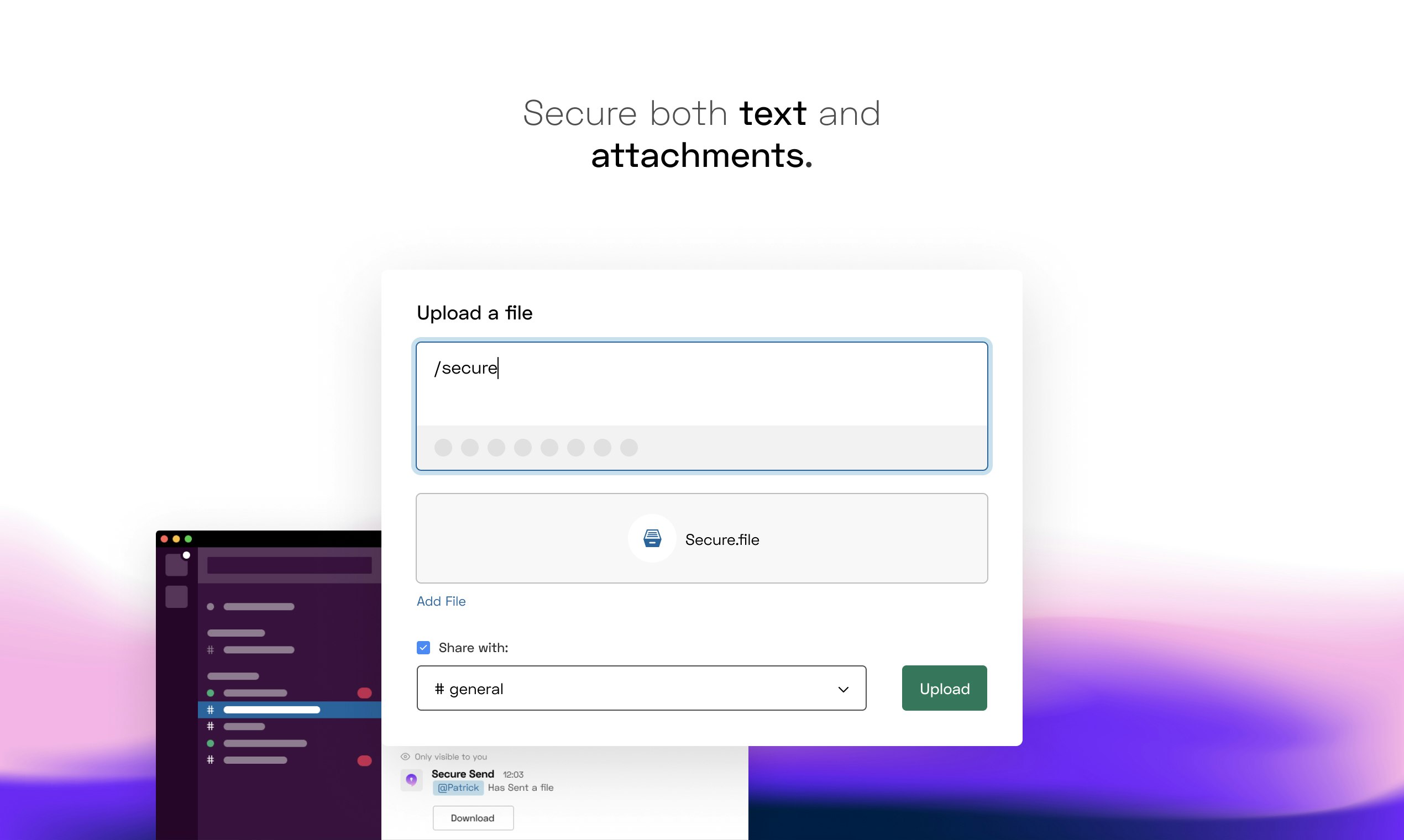 Secure Send for Slack gallery image