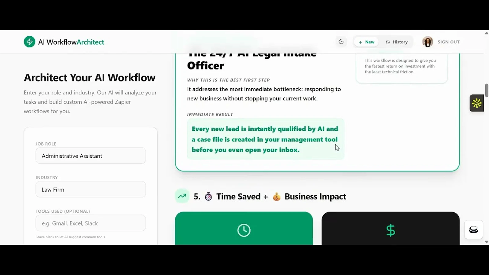 AI Workflow Architect screenshot 1 (video preview)