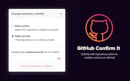 GitHub Confirm It! media 1
