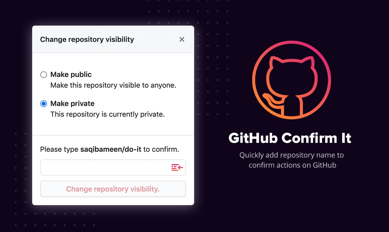 GitHub Confirm It! media 1