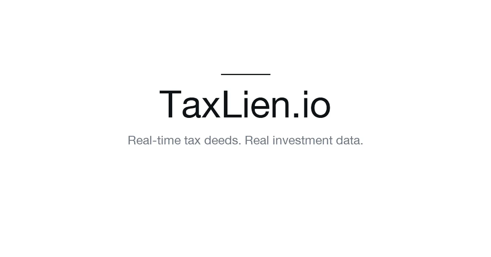 TaxLien.io screenshot 1