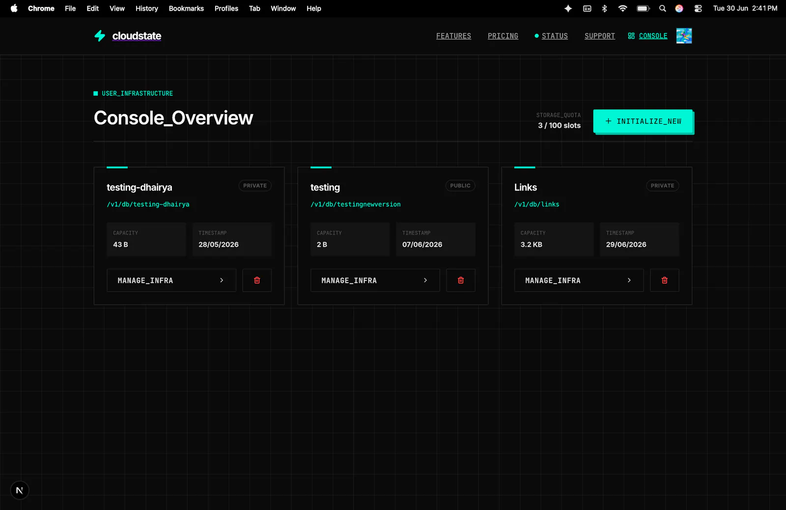 CloudState screenshot 2