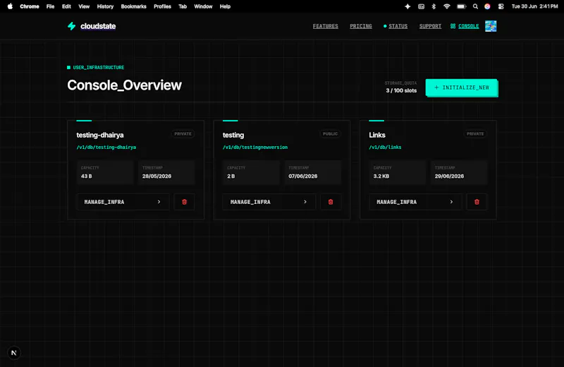 CloudState screenshot 2