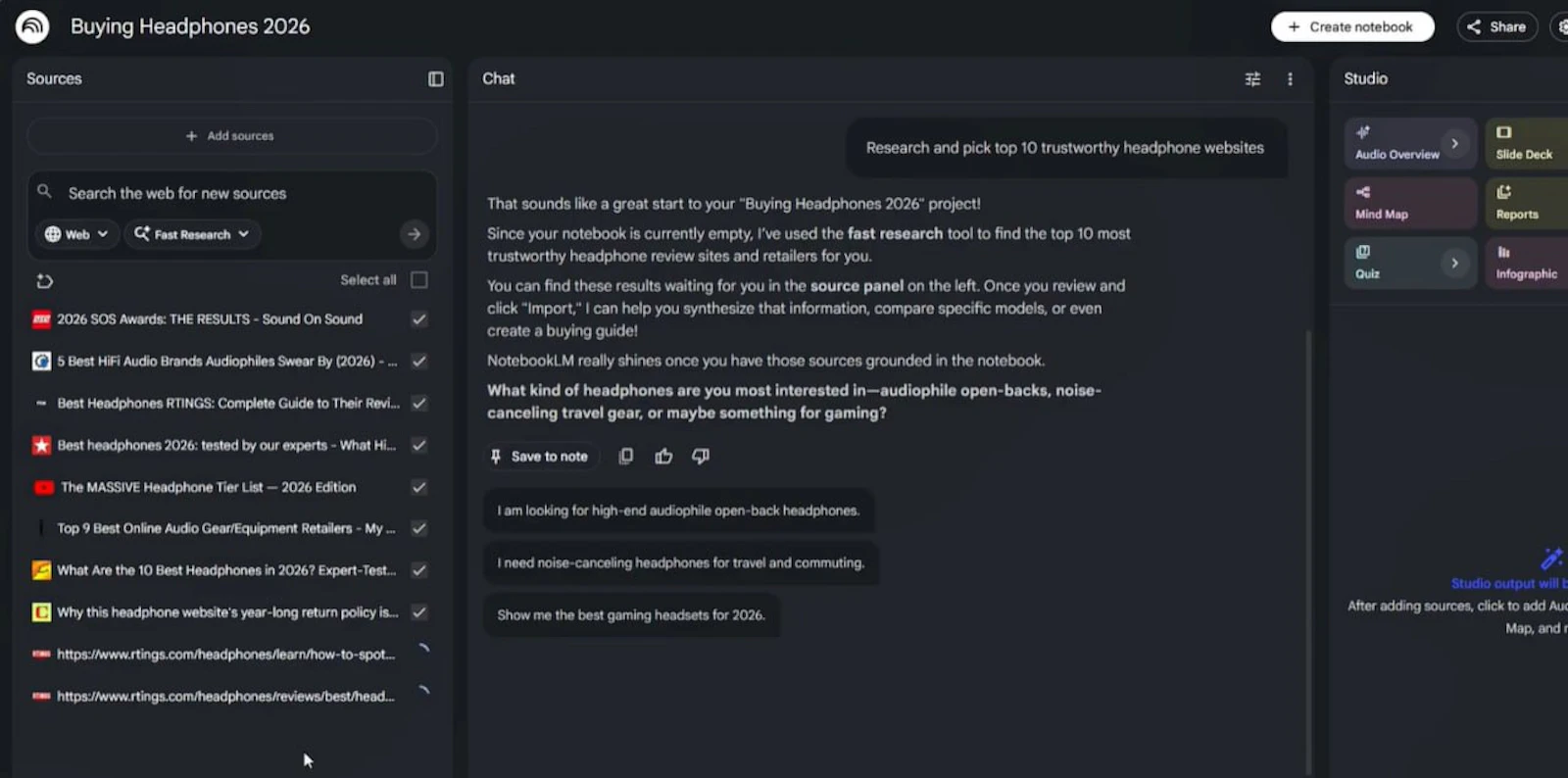Gemini + NotebookLM Studio Guide screenshot 6