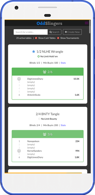 OddSlingers Poker gallery image