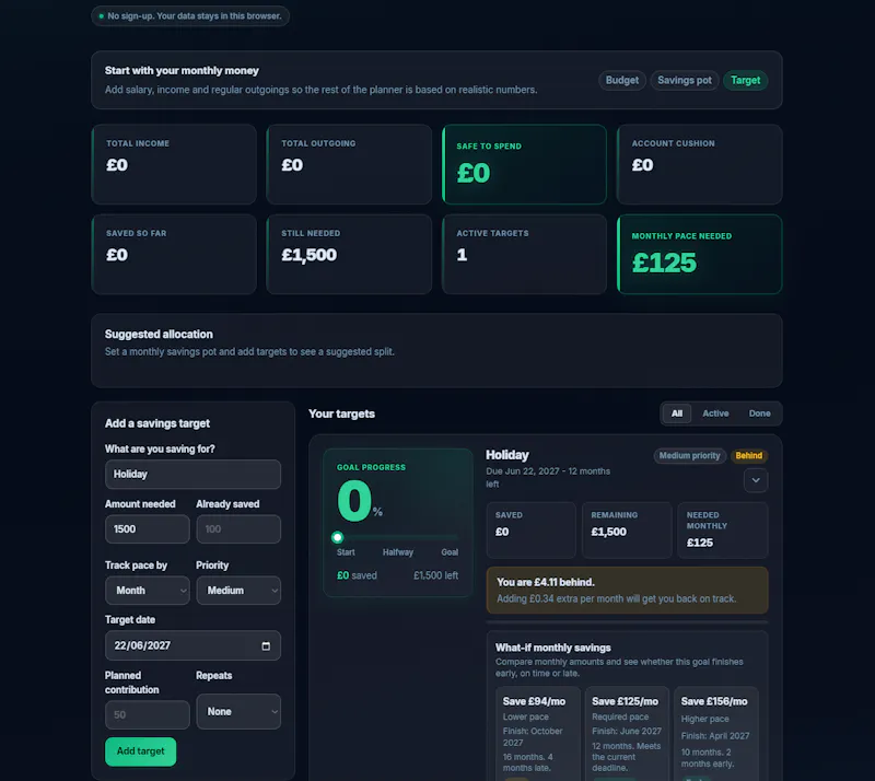 PacePot screenshot 1