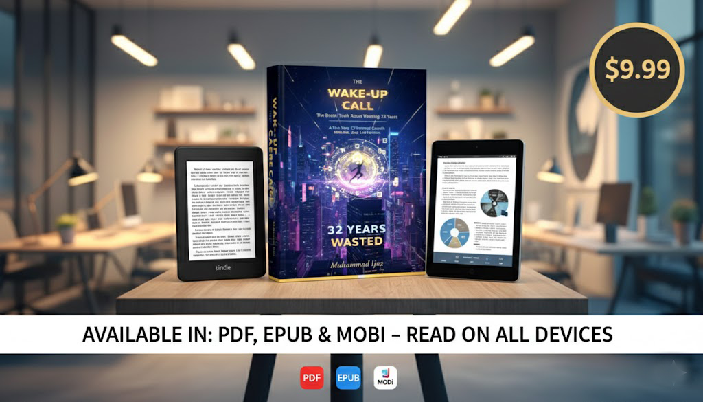 Stop Wasting Time: The Wake-Up Call - Product Hunt launch logo and brand identity