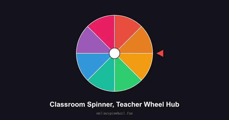Classroom Spinner, Teacher Wheel Hub screenshot 2