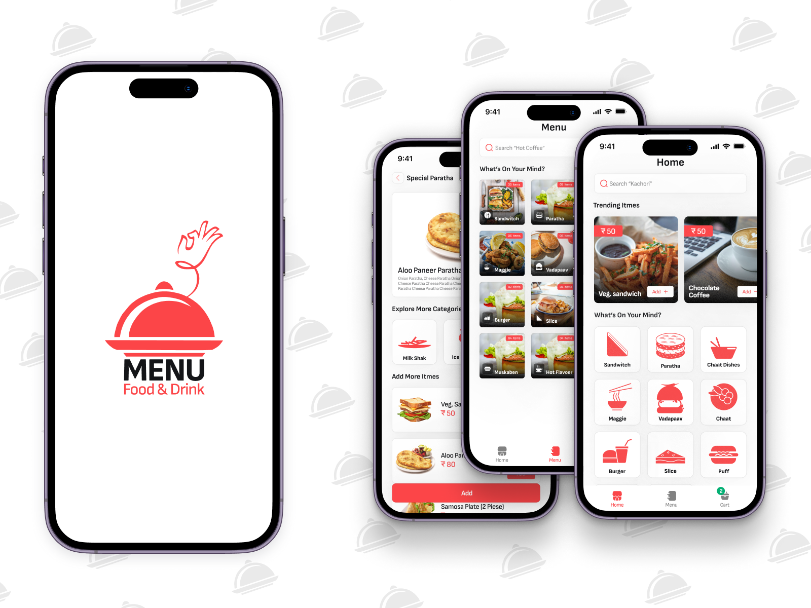 식당 음식 주문 앱 - QR 코드 메뉴가있는 레스토랑 음식 주문 앱 - 플러터 앱 미디어 4