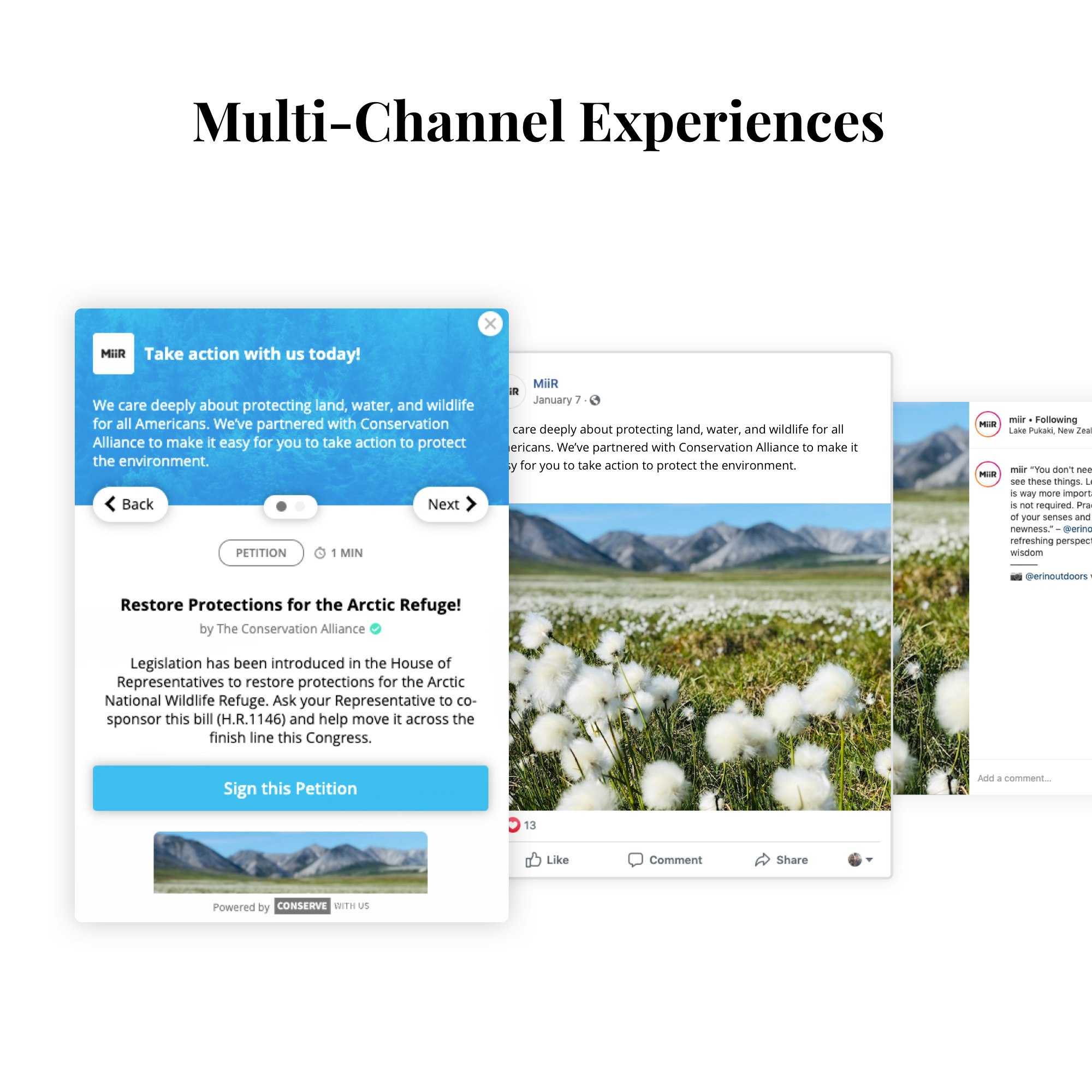 Social Action Widget by Conserve With Us gallery image