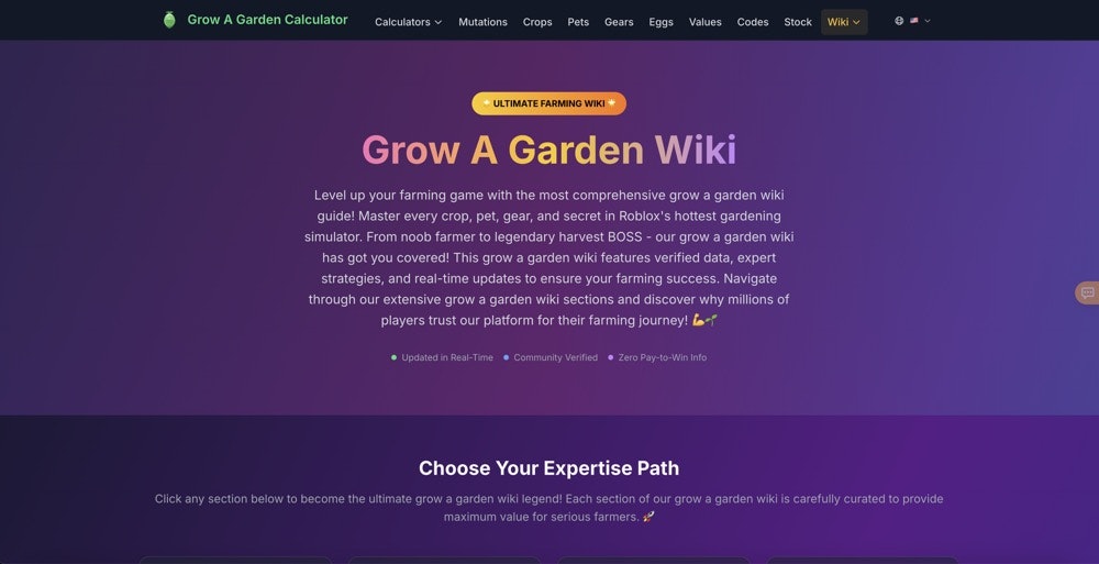 Ultimate Grow A Garden Calculator gallery image