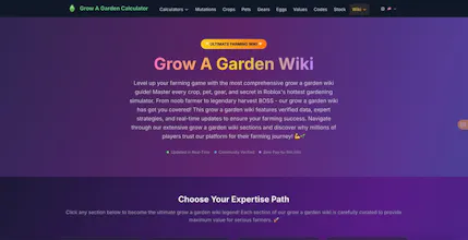 Ultimate Grow A Garden Calculator gallery image