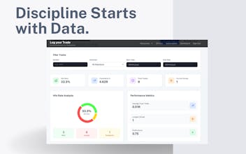 Log your trade, a trading journal gallery image