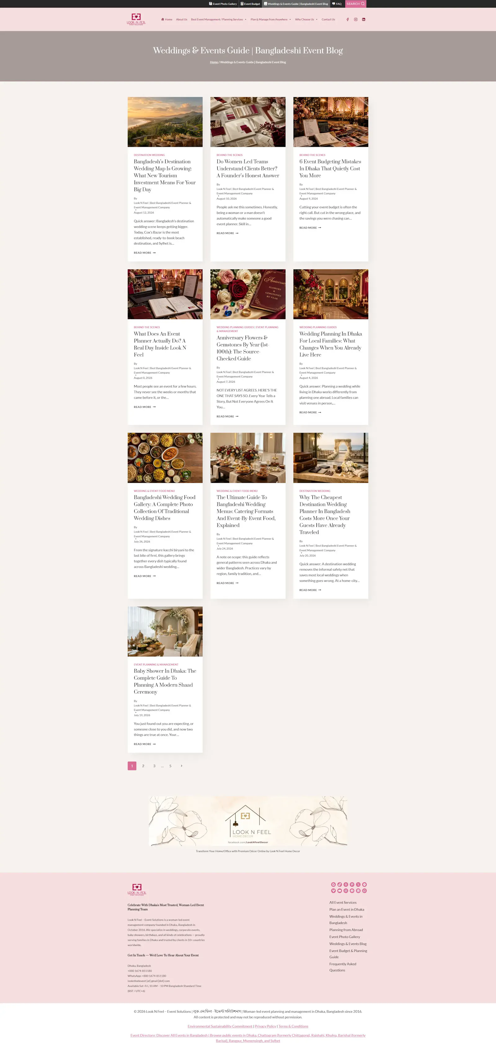 Look N Feel - Event Solutions Website screenshot 6