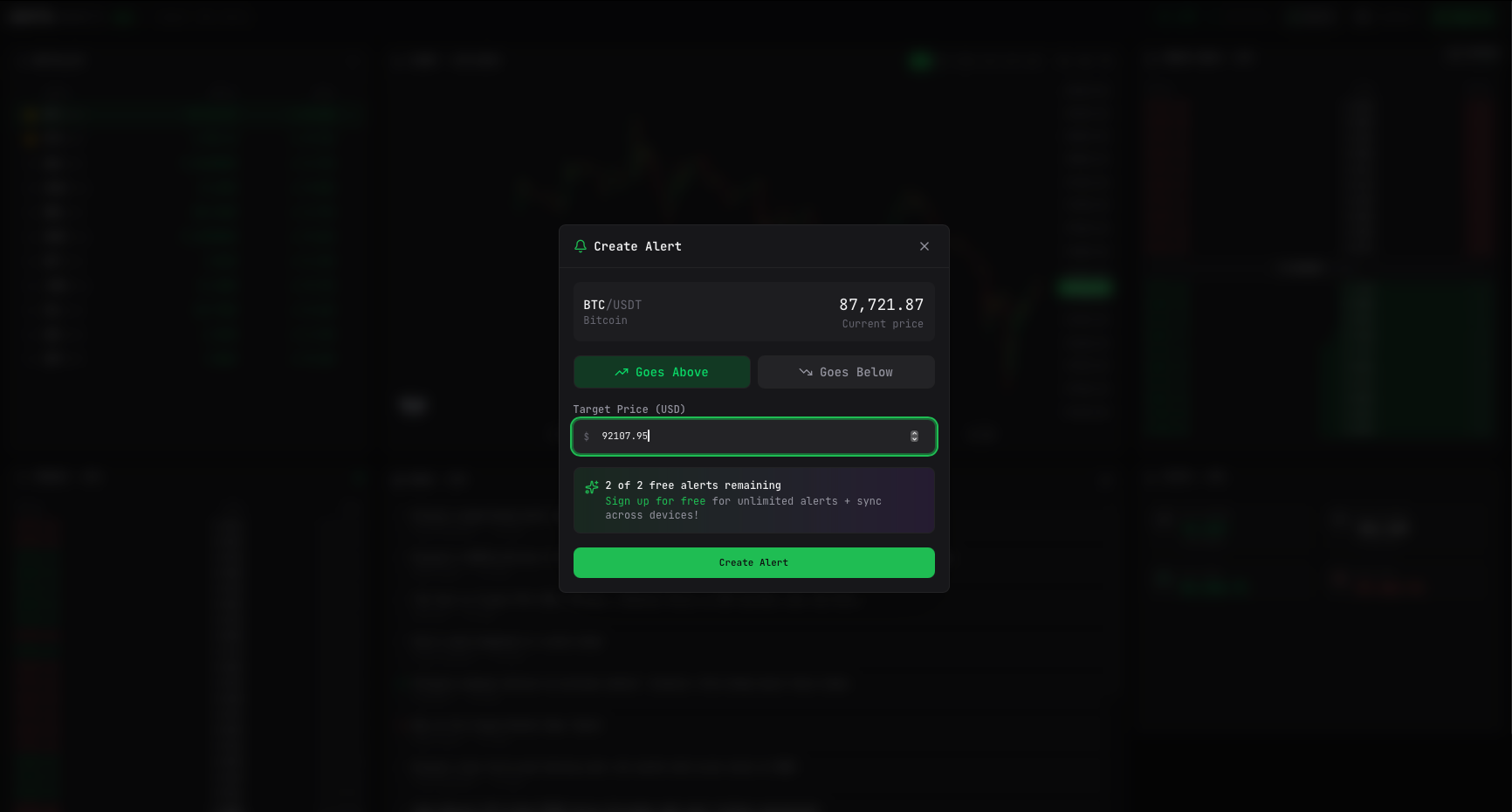 Krypto Markets - Screenshot 4 showing product features and functionality