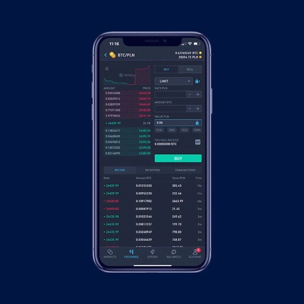 BitBay - Bitcoin&Crypto mobile app