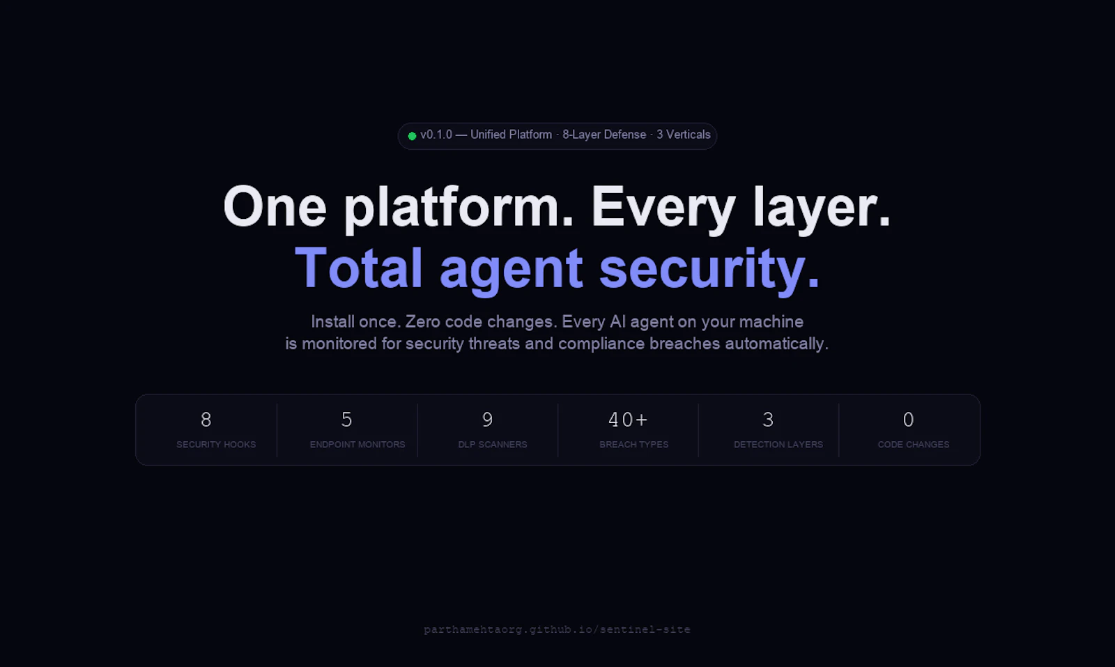 Sentinel screenshot 1