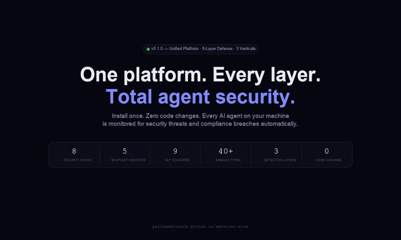 Sentinel screenshot 1