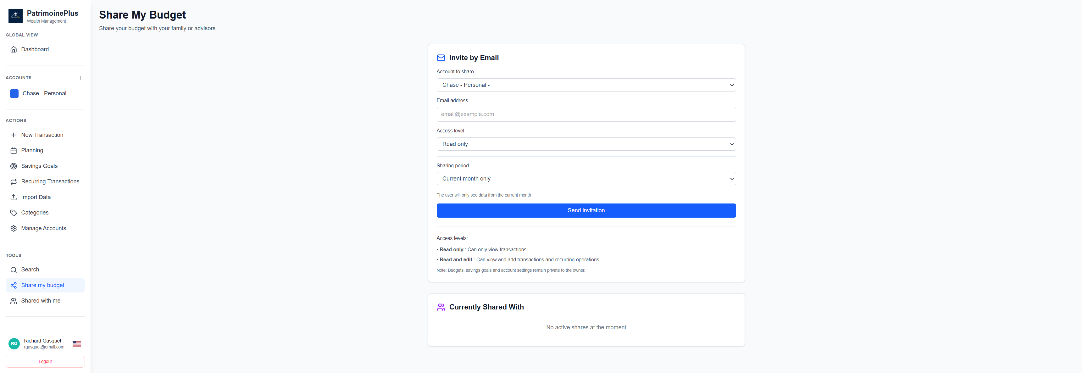 PatrimoinePlus - Screenshot 4 showing product features and functionality