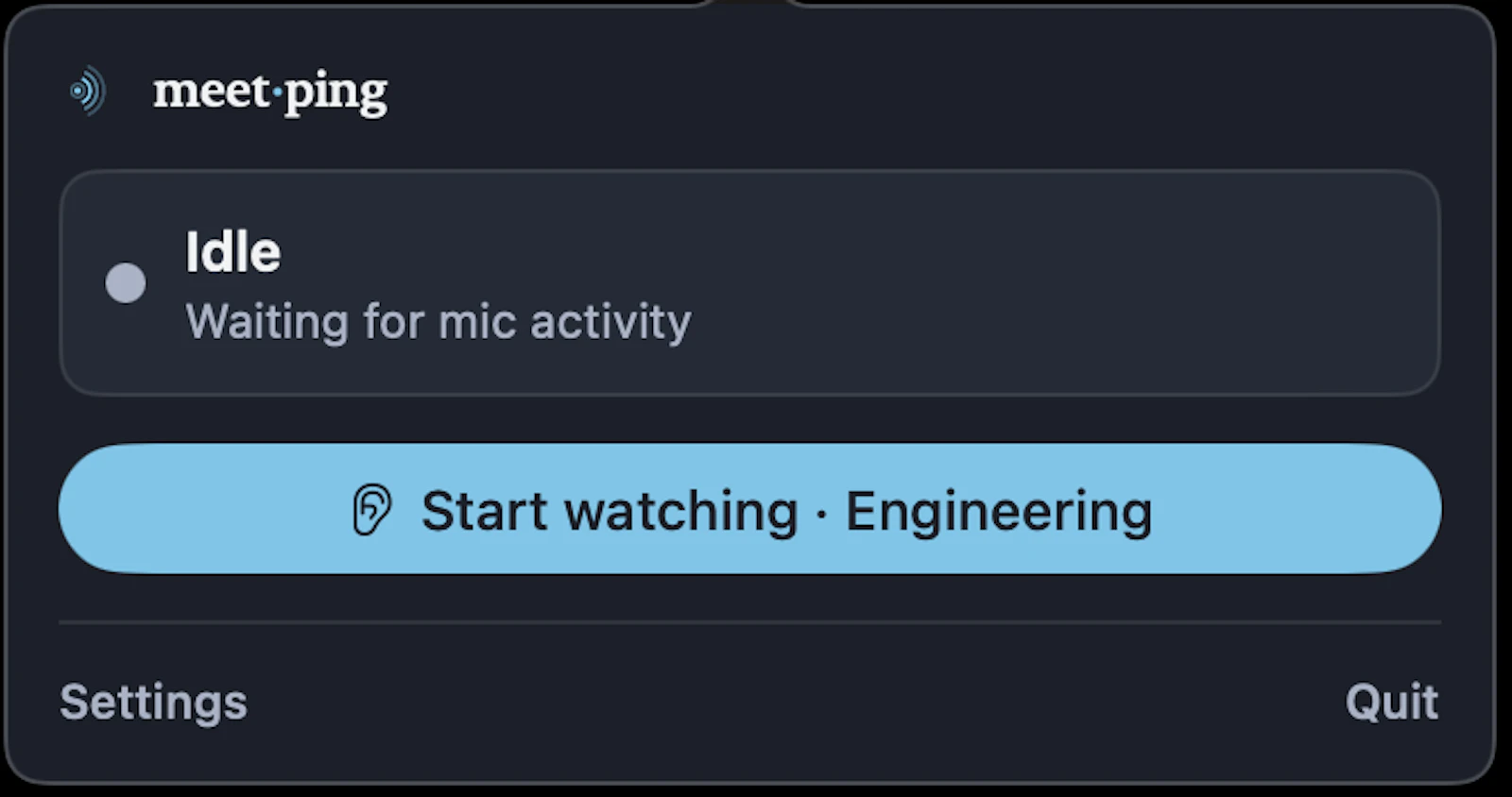 MeetPing screenshot 1
