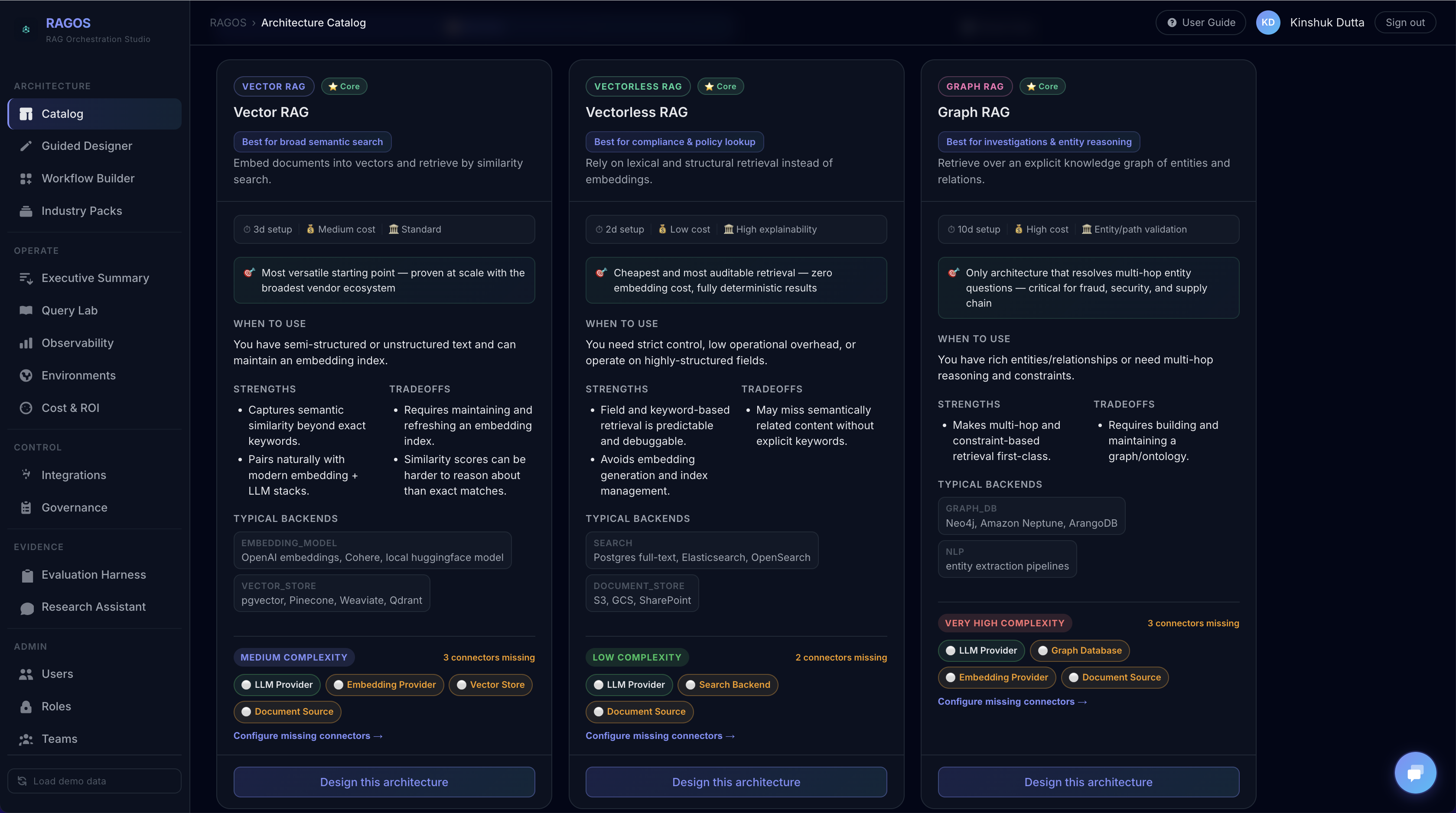 RAG Orchestration Studio gallery image