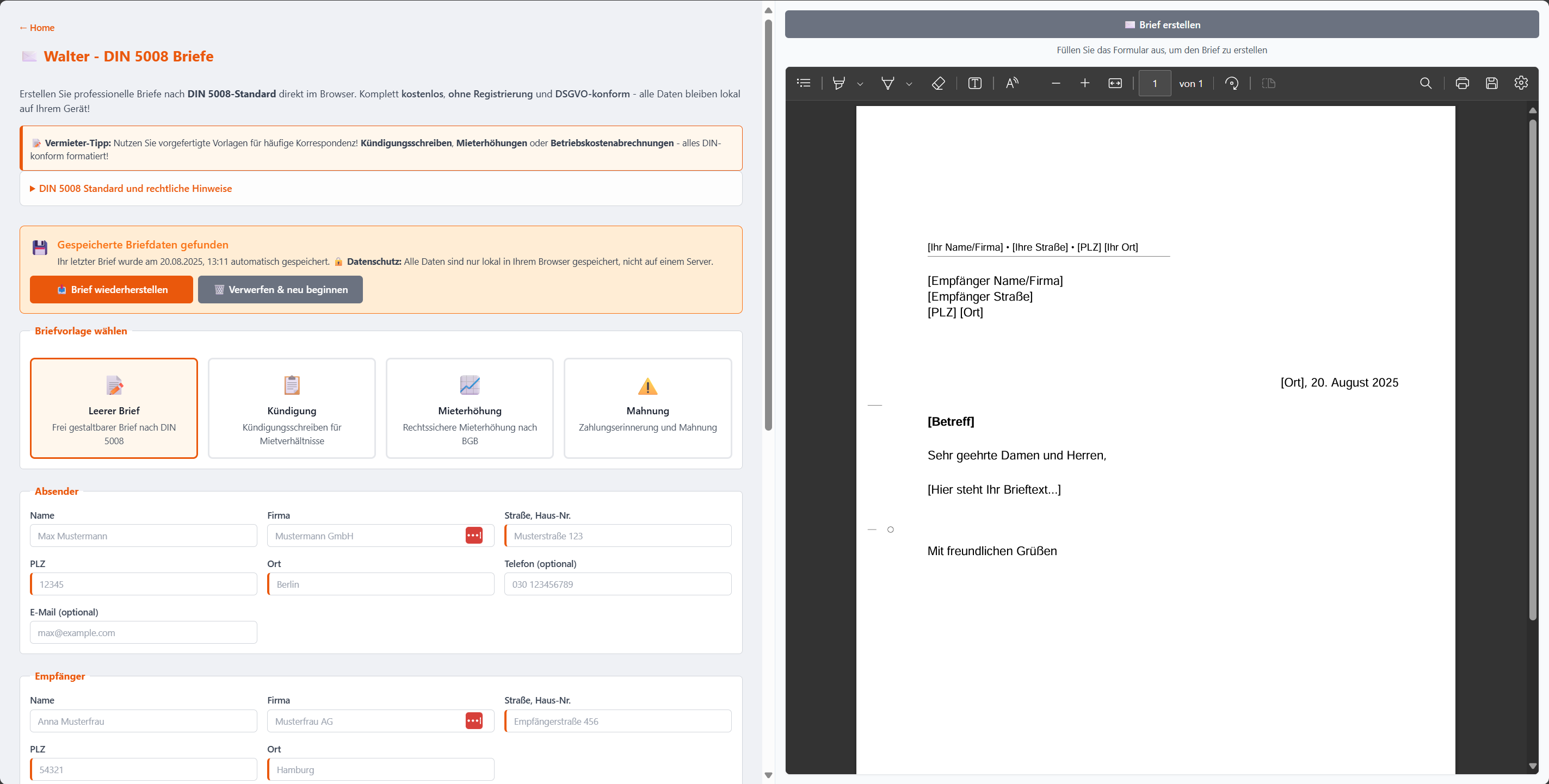 Média Le Walter - Outils gratuits pour les propriétaires privés et leurs locataires. 4