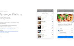 Messenger Platform Design Kit media 1