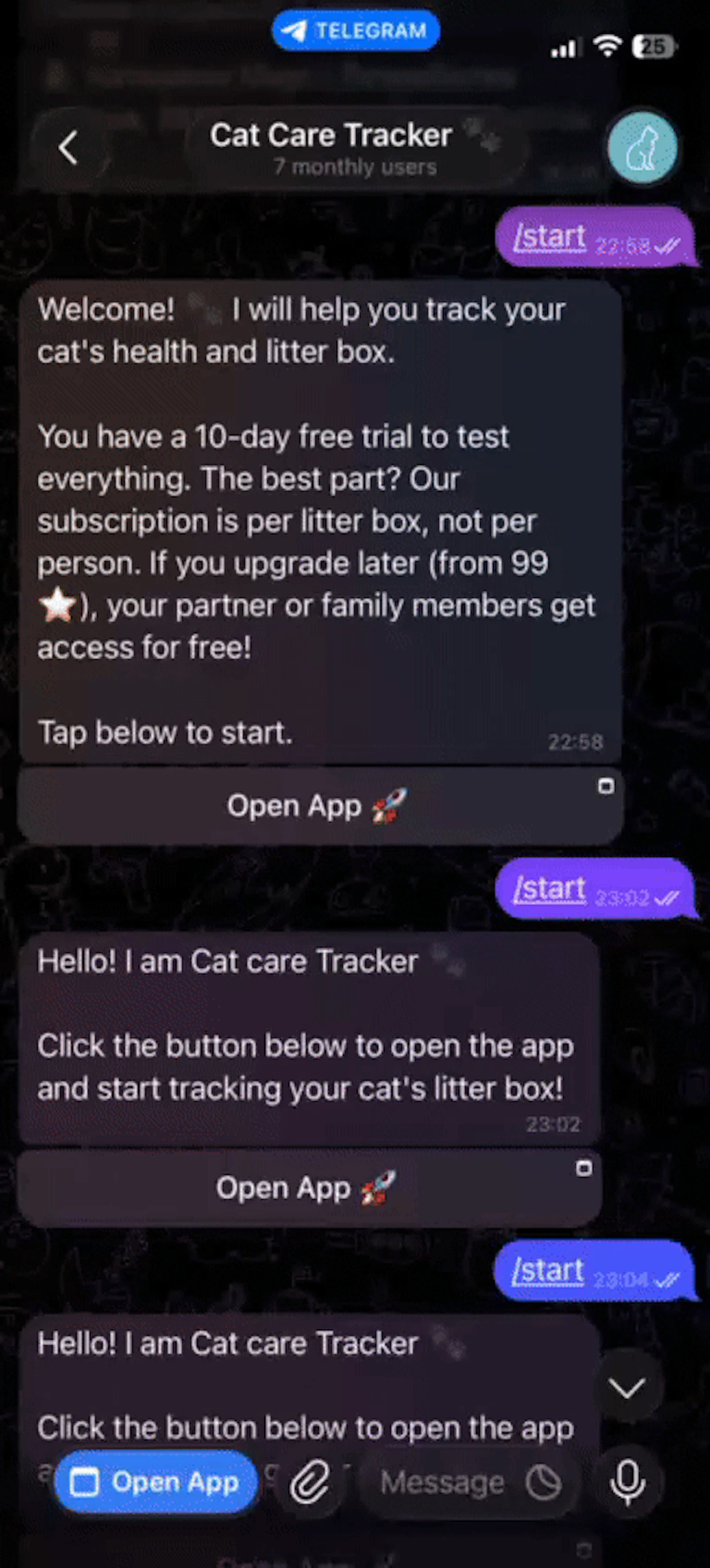 Cat Care Tracker  screenshot 1 (video preview)