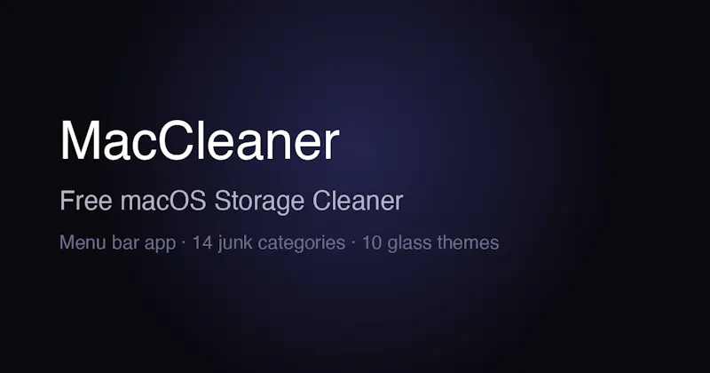 MacCleaner screenshot 1