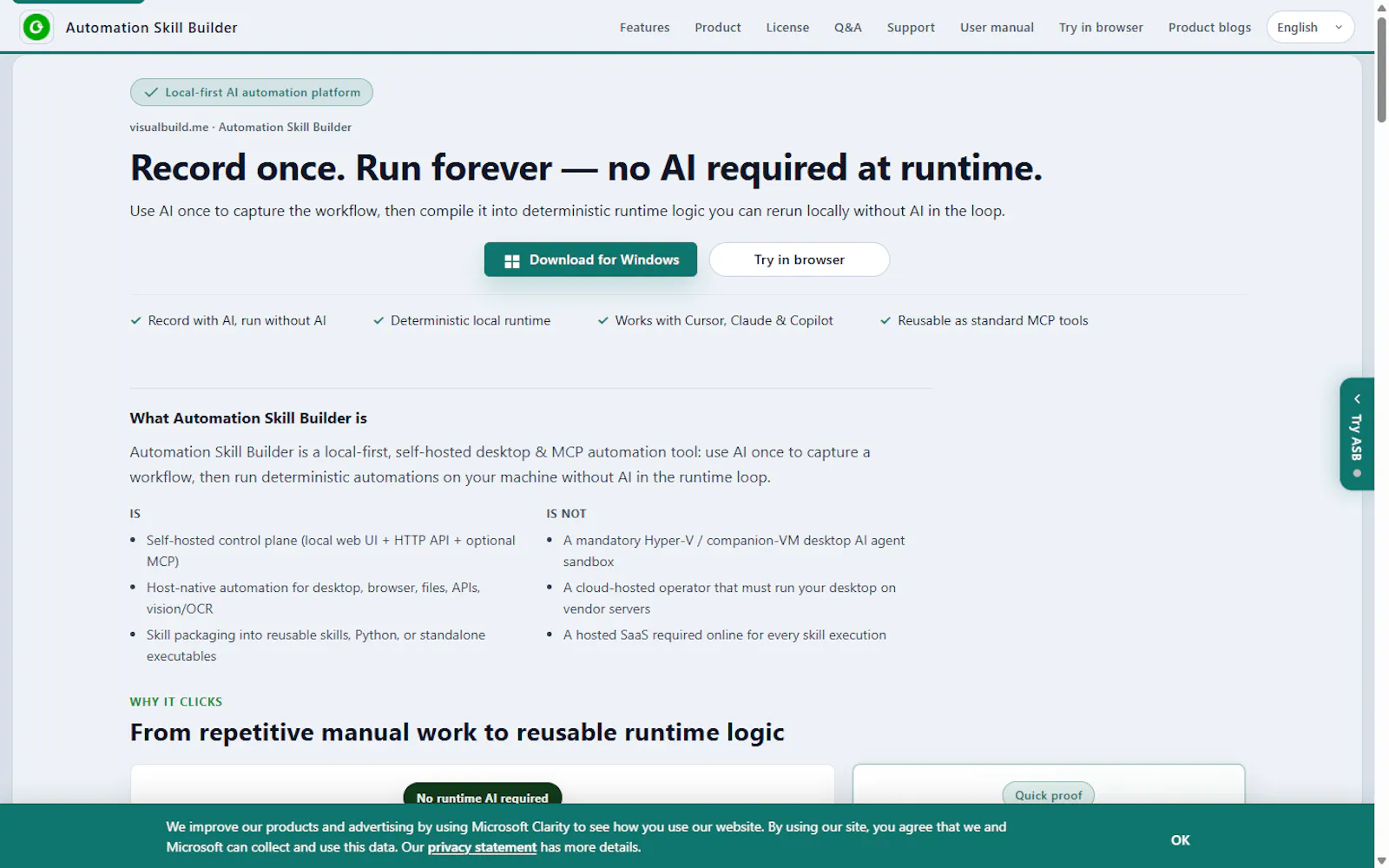 VisualBuild screenshot 1