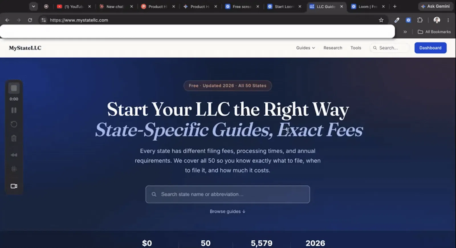MyStateLLC screenshot 1 (video preview)