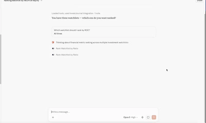 InvestJournal screenshot 3