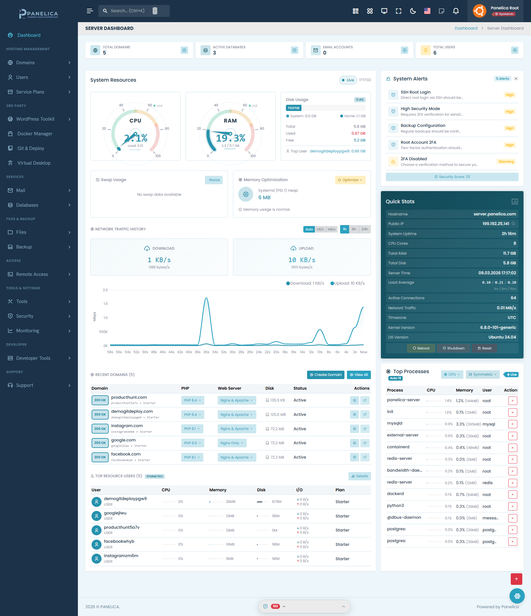 Modern Server Management gallery image