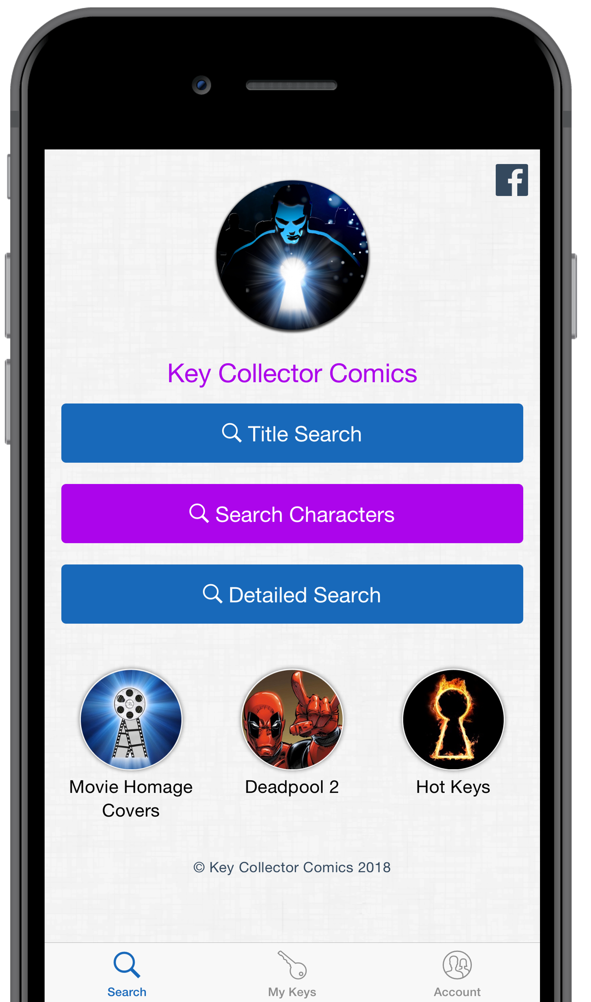 Key Collector Comics Mobile App gallery image