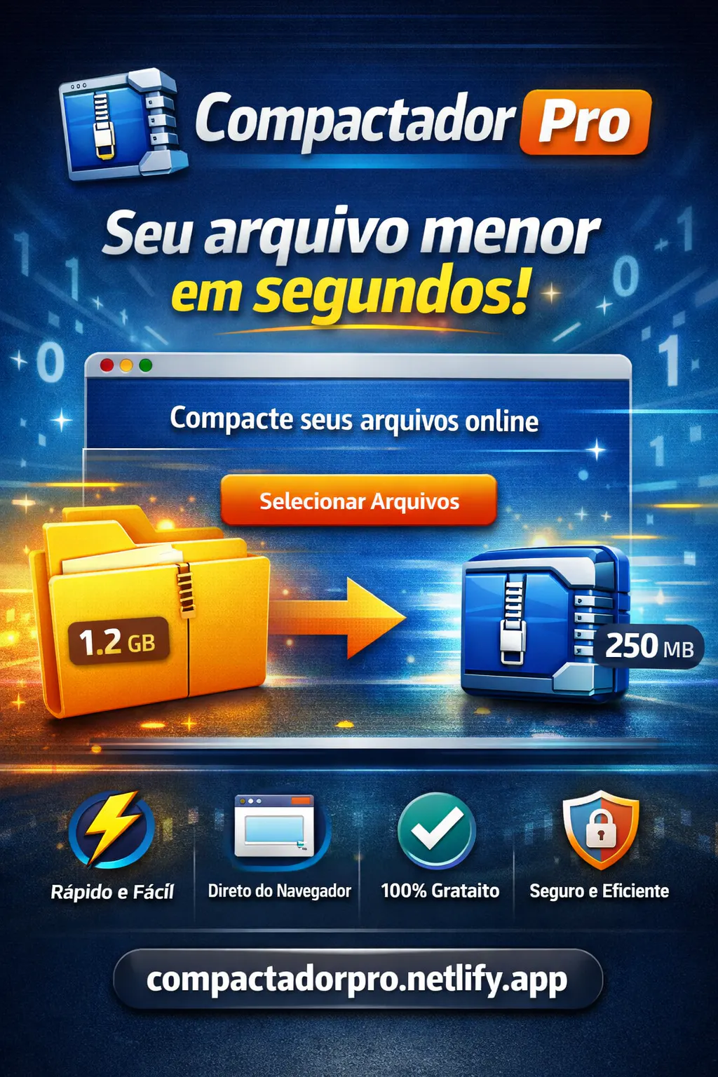 Compactador Pro. 제품 배너